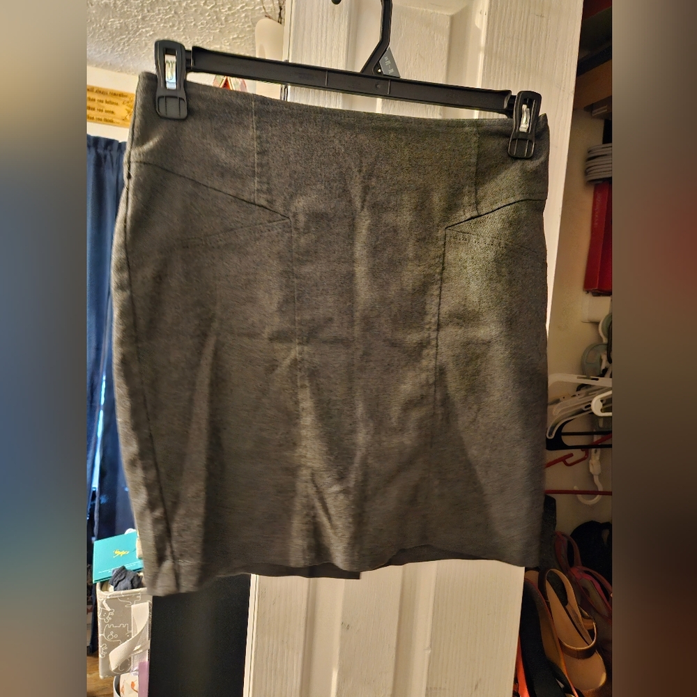 Forever 21 Gray Pencil Mini Skirt for Work